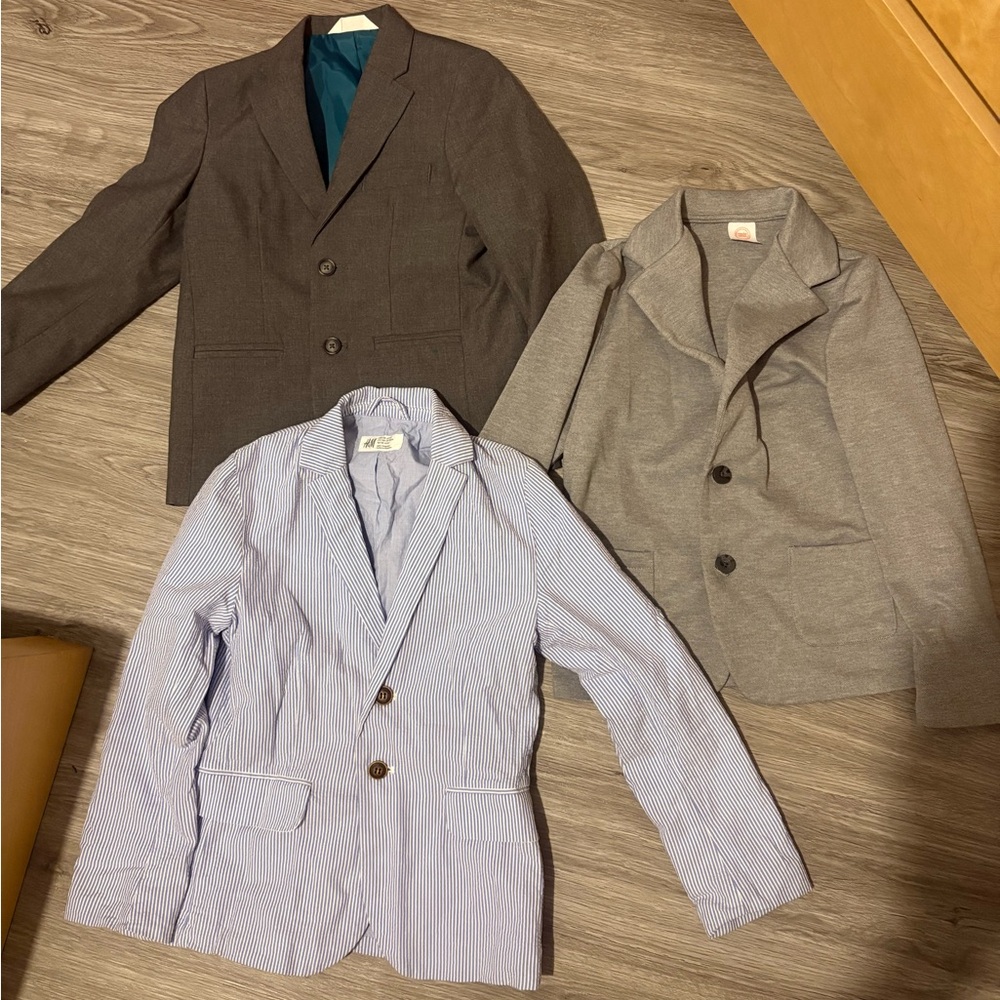 Boys blazers from H&M, target and Walmart